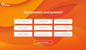 Plataforma "Encontre seu seguro"