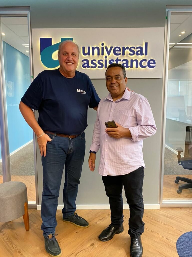 Mauricio do Amaral, CEO da Universal Assistance e Ivanildo Sousa, da Agência Seg News