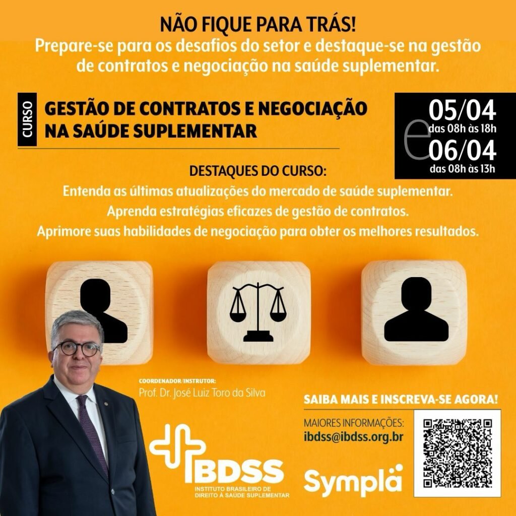 Curso - Gestão de Contratos  Negociações na Saúde Suplementar