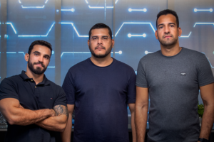 Igor Lucena, Fábio Falcão; Erick Vagner, sócio da IARIS