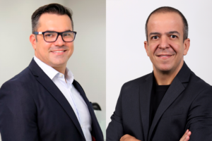 Wesley Andrade, diretor Comercial da região Minas Gerais e Centro-Oeste da Porto, Bruno Leão, gerente da Sucursal de Minas Gerais da Porto (Esq. dir)
