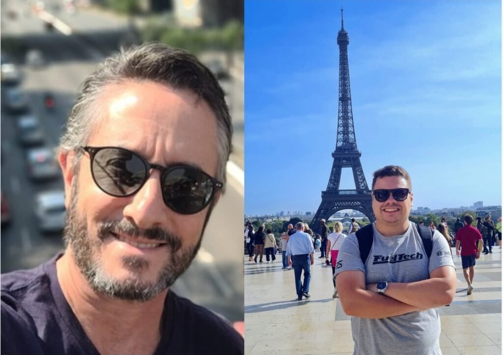 Foto: (E/D) Os corretores de seguros Renato Spadafora e Cristiano Lago