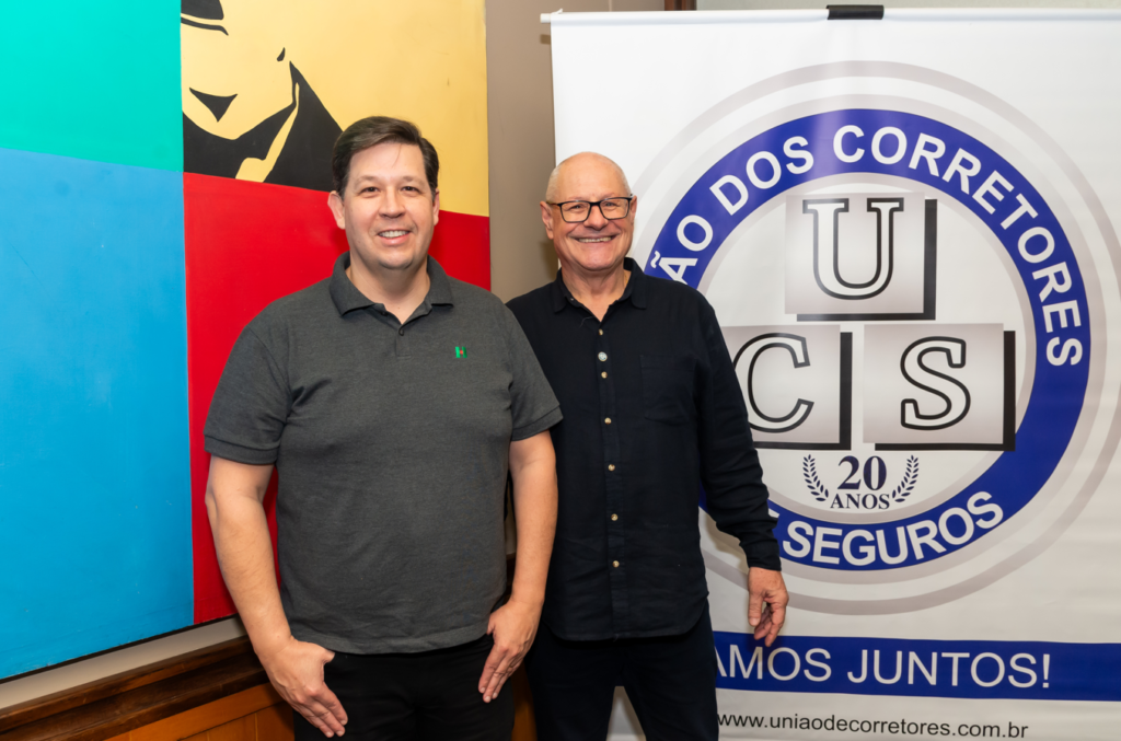 Foto: O diretor do Grupo HDI; Paul Canarin e Augusto Esteves