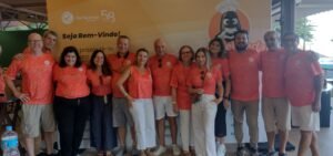 Foto: Além dos jornalistas da foto, estiveram presentes, os jornalistas Marcia Kovacs e Randolpho de Souza