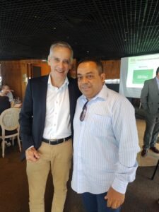 Anderson Mundim, novo presidente do CVG-SP e Ivanildo Sousa, CEO da Agência Seg News