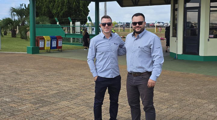 Thiago Menegol, Coordenador de Seguros Multirisco, e Daniel Tréz, Coordenador de Seguros Rurais