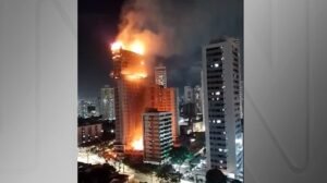 Incêndio em prédio