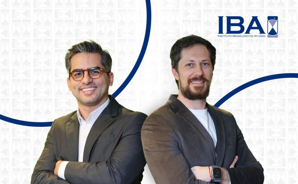 Foto: Fabrizio Krapf, membro do IBA e o vice-presidente Daniel Rahmi Conde