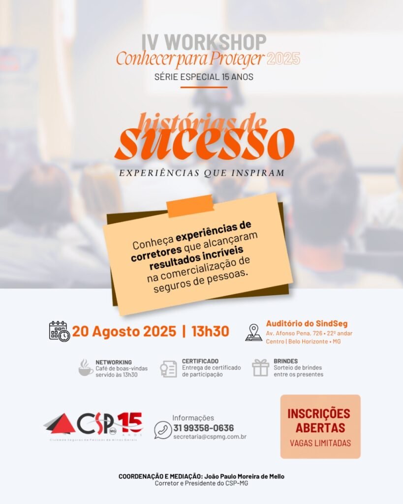 IV Workshop Conhecer Para Proteger