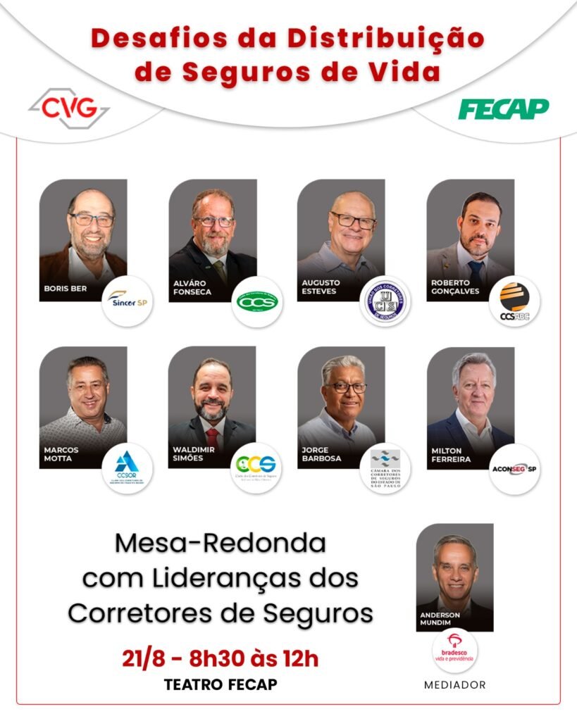 Mesa-redonda Desafios da Distribuição de Seguros de Vida_CVG-SP